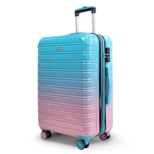 Blade Handgepäck Koffer Hartschale TSA 4 Rollen Blau Pink